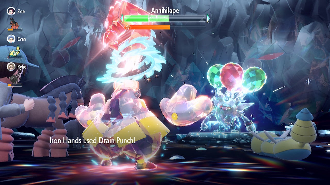 Iron Hands build for 5 star and 6 star solo raids in Pokémon Scarlet